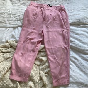 Zara pink trousers XL